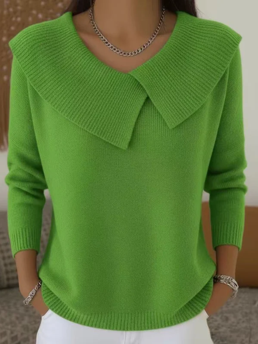 Arden Folded Collar Knit