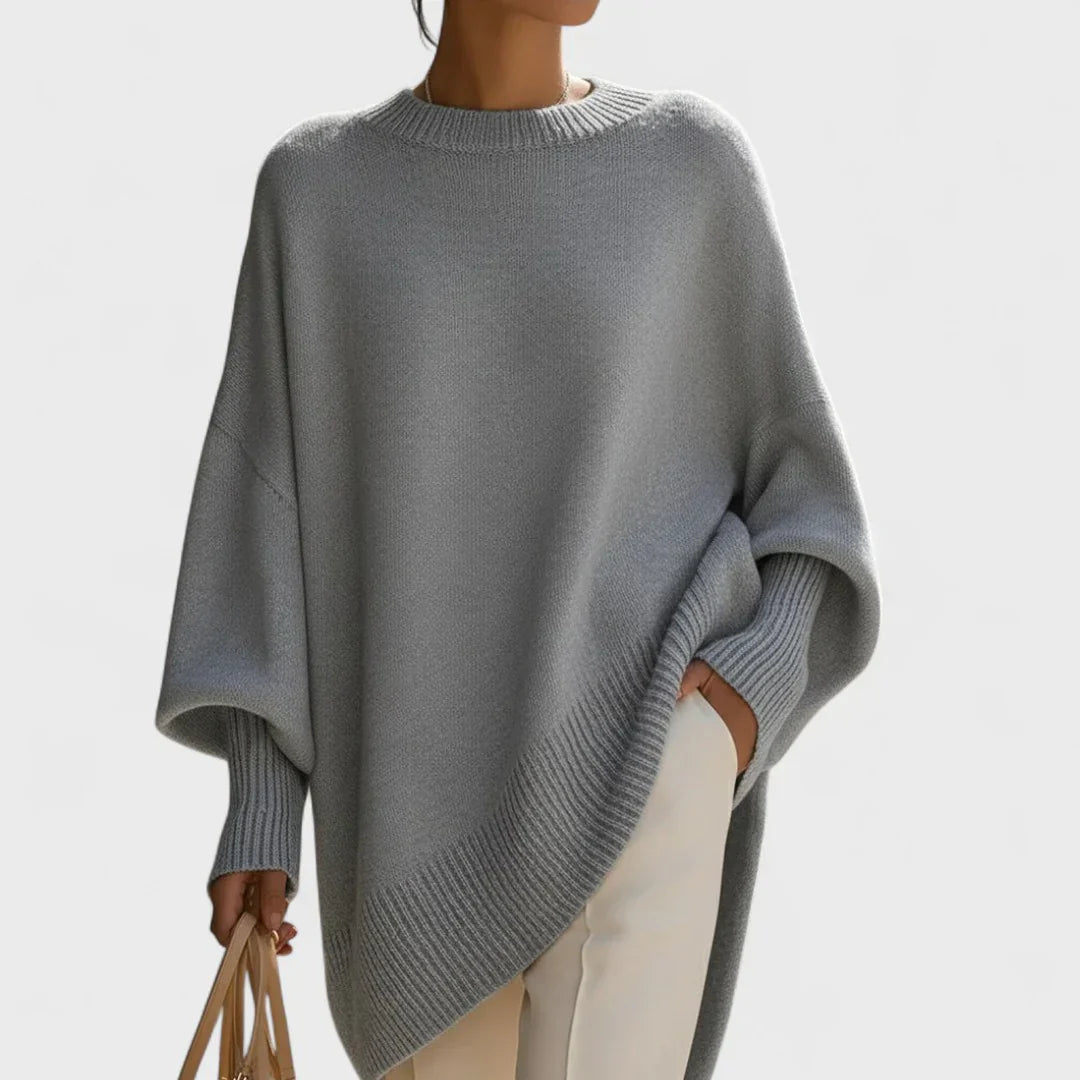 Aveline Oversized Knit Poncho