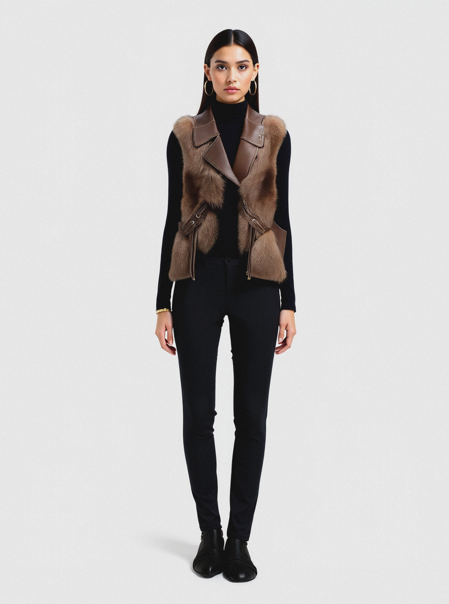 Celestine Faux-Fur Vest