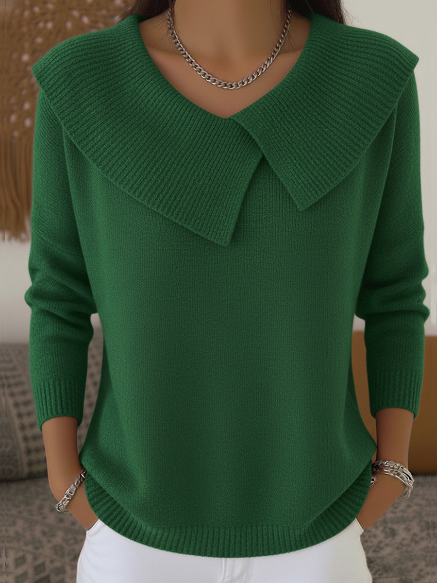 Arden Folded Collar Knit