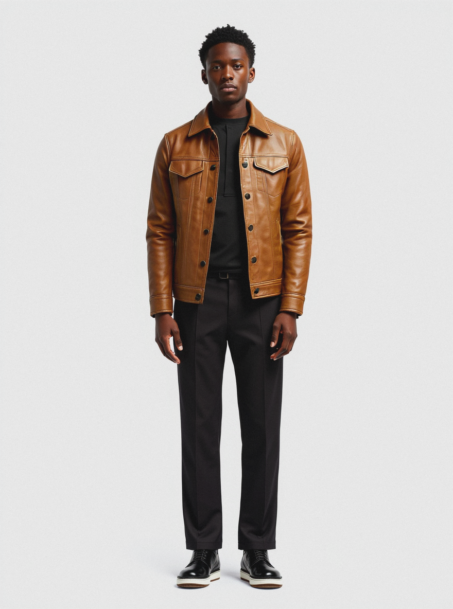 Rheón Leather Rider Jacket