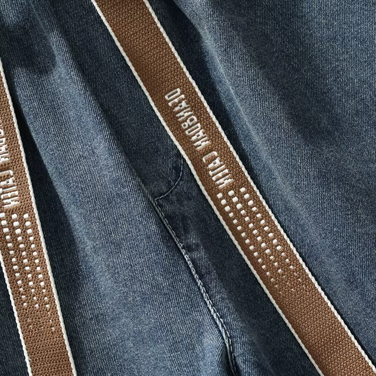 Ravion Wide-Leg Cargo Denim