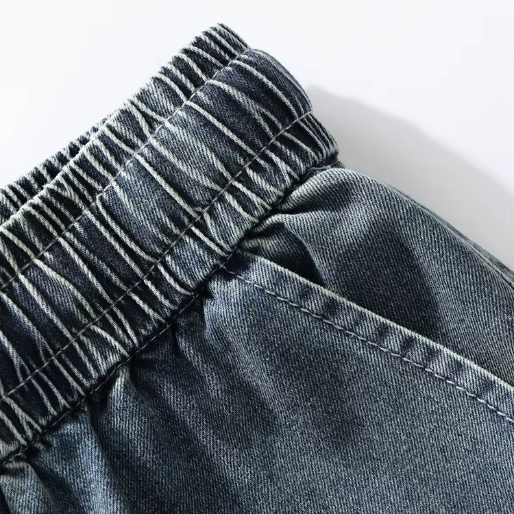 Ravion Wide-Leg Cargo Denim