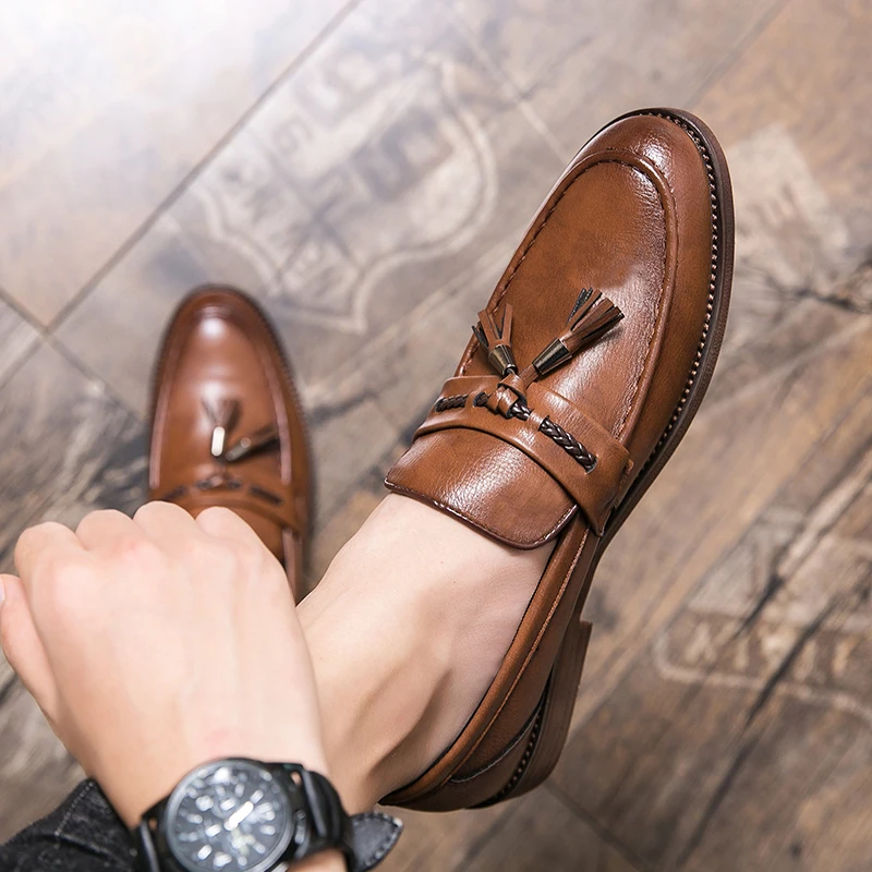 Lorenzo Leather Tassel Loafer