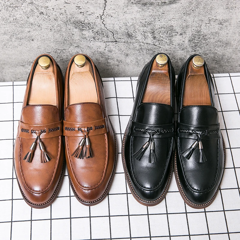 Lorenzo Leather Tassel Loafer