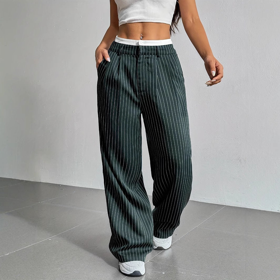 Marisol Pinstripe Trouser