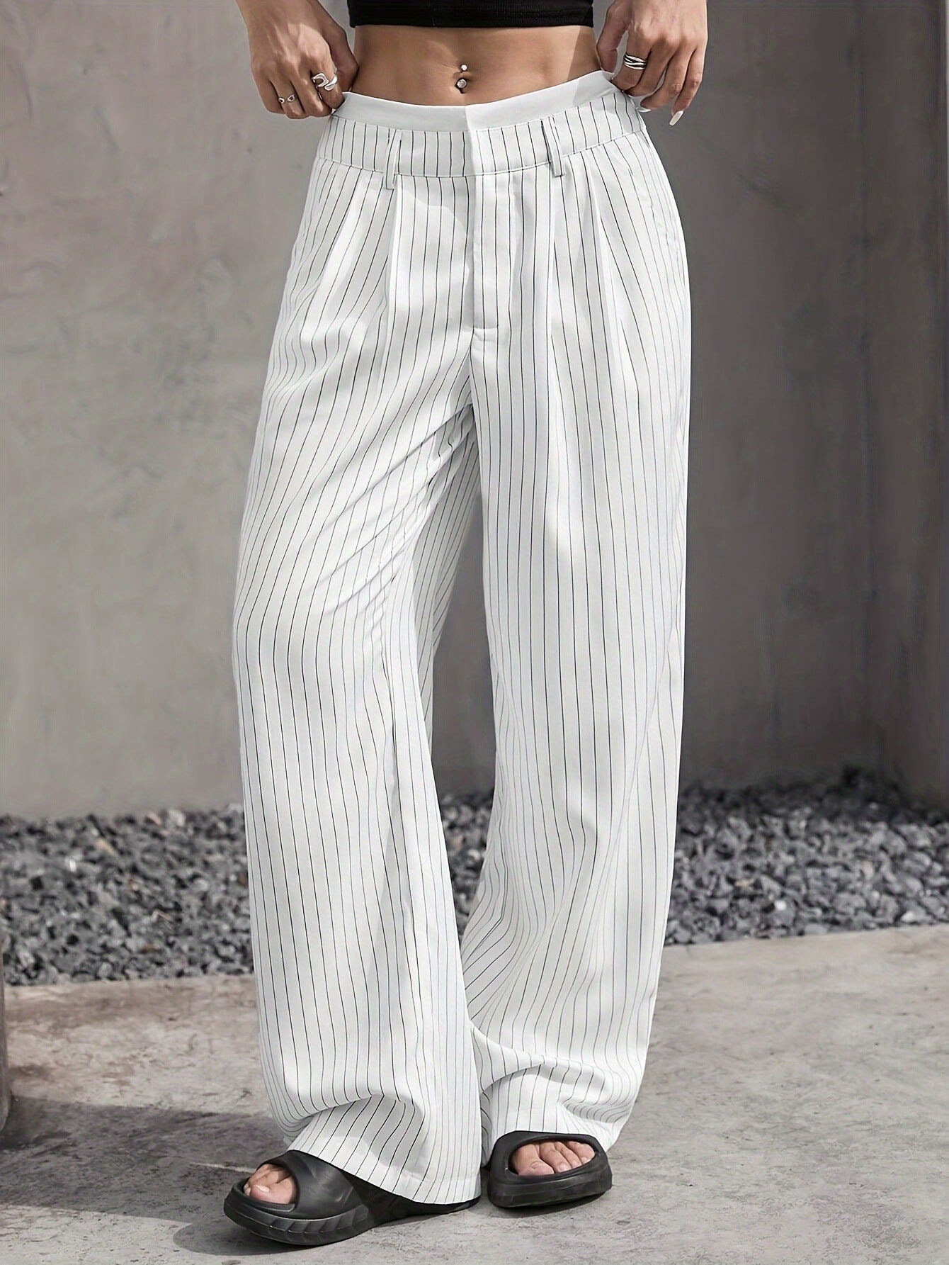 Marisol Pinstripe Trouser