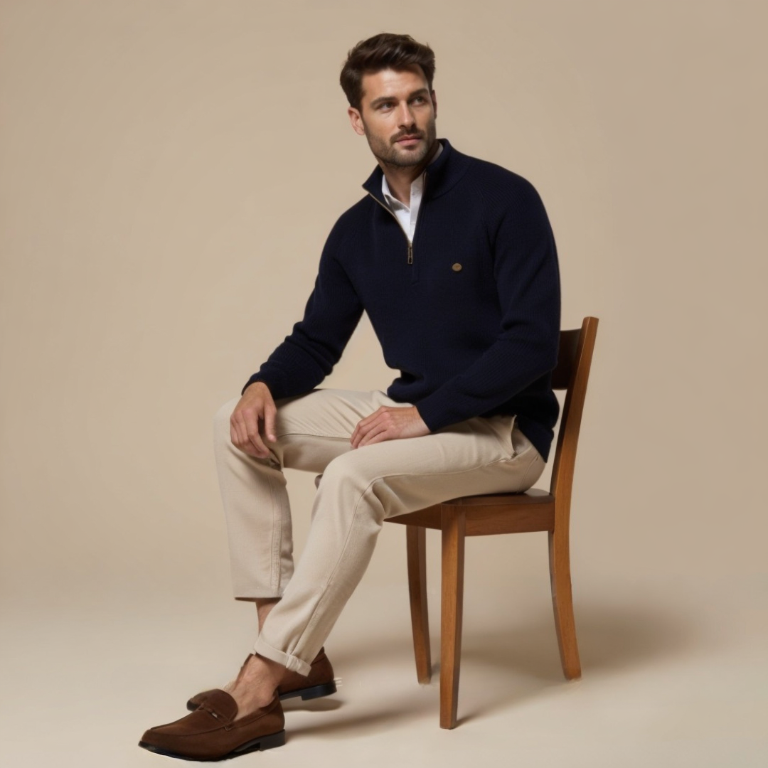 Renlo Quarter-Zip Knit