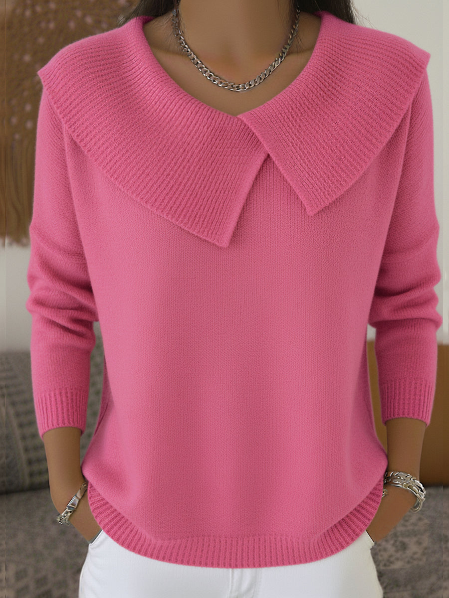 Arden Folded Collar Knit