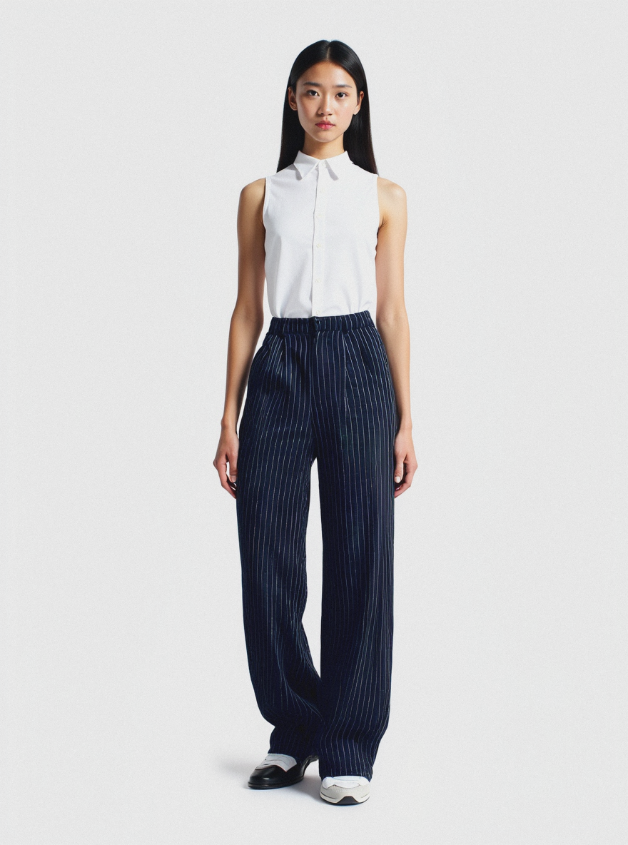 Marisol Pinstripe Trouser