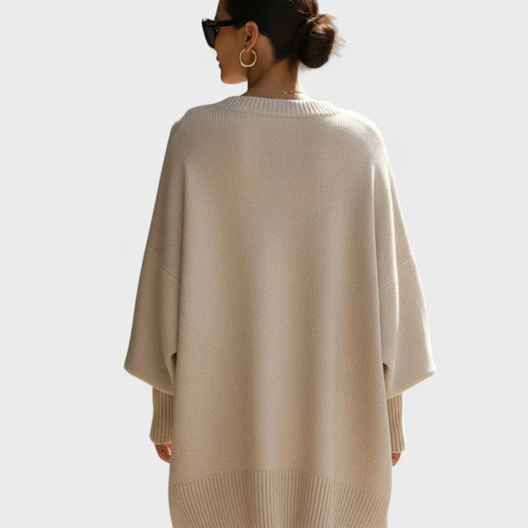 Aveline Oversized Knit Poncho
