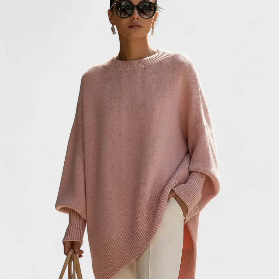 Aveline Oversized Knit Poncho