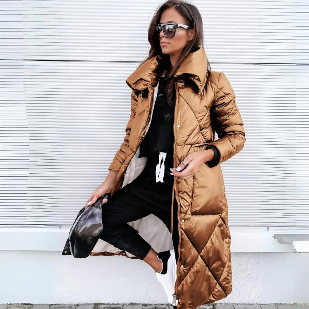 Ingrid™ | Warm long parka coat