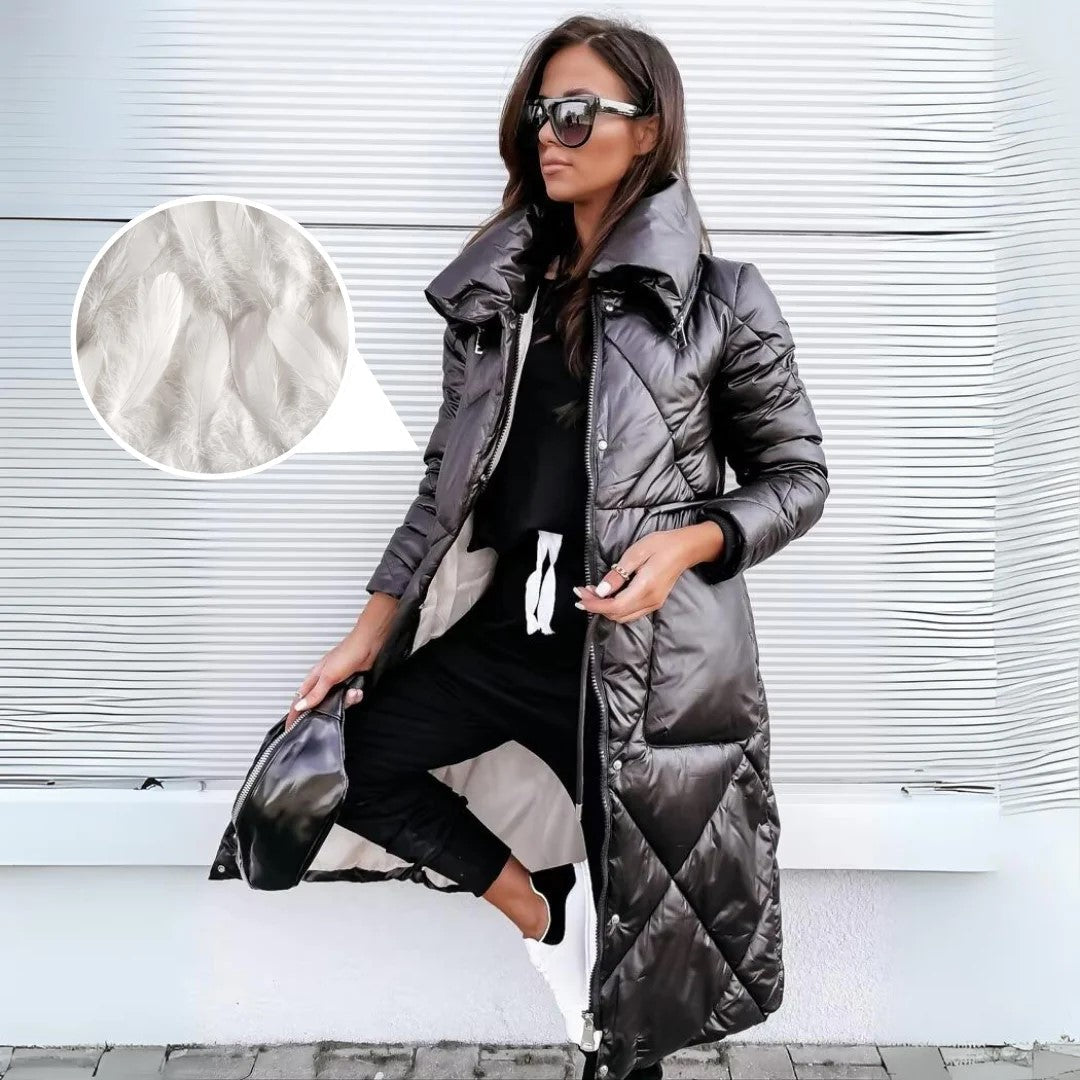 Ingrid™ | Warm long parka coat