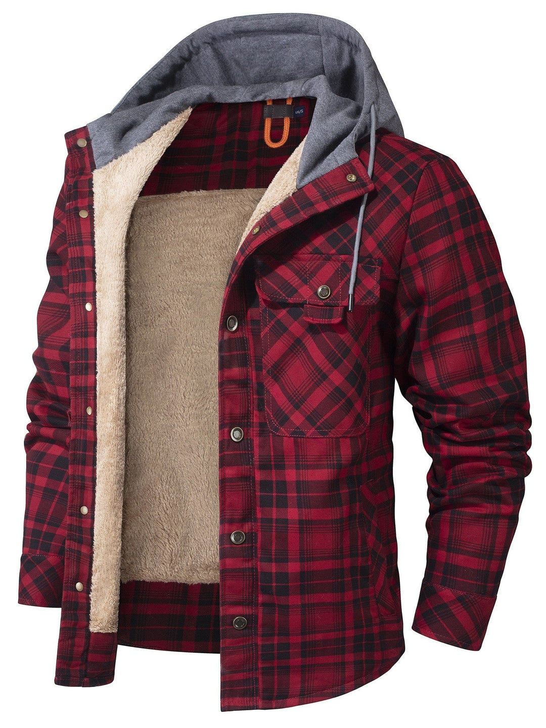 Adam™ | Warm flannel plaid jacket