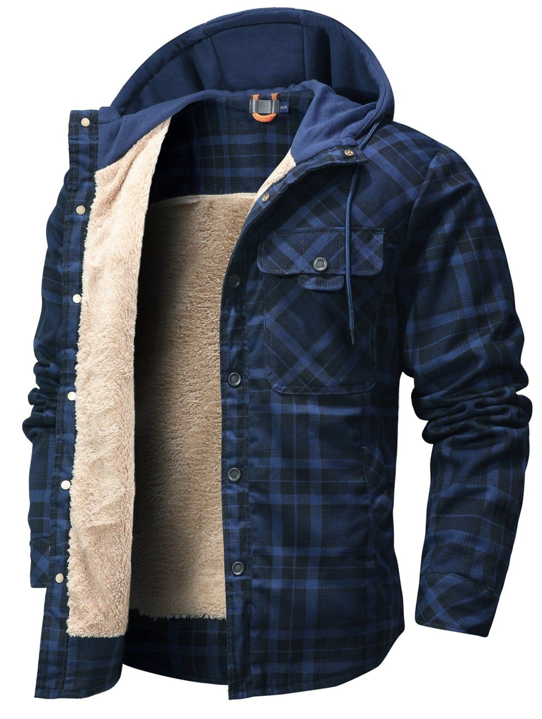 Adam™ | Warm flannel plaid jacket