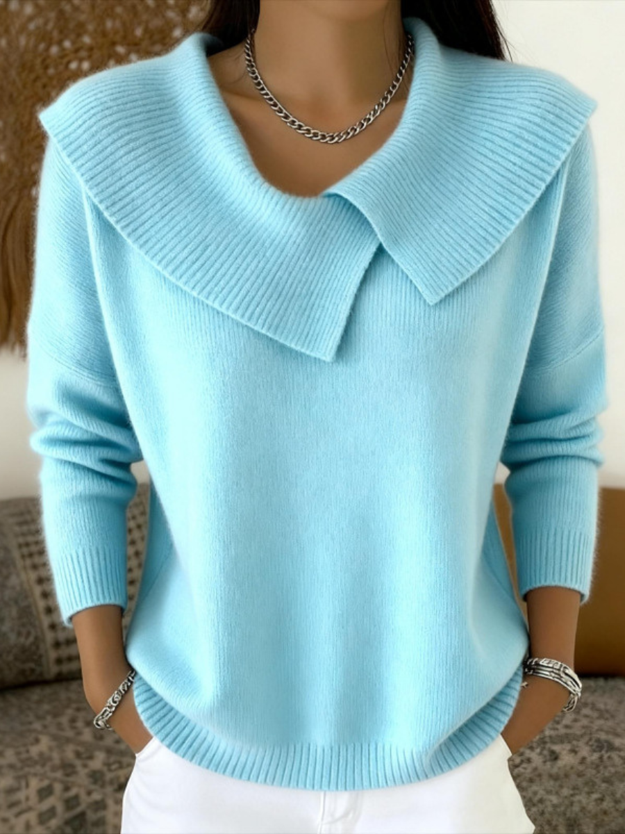 Arden Folded Collar Knit