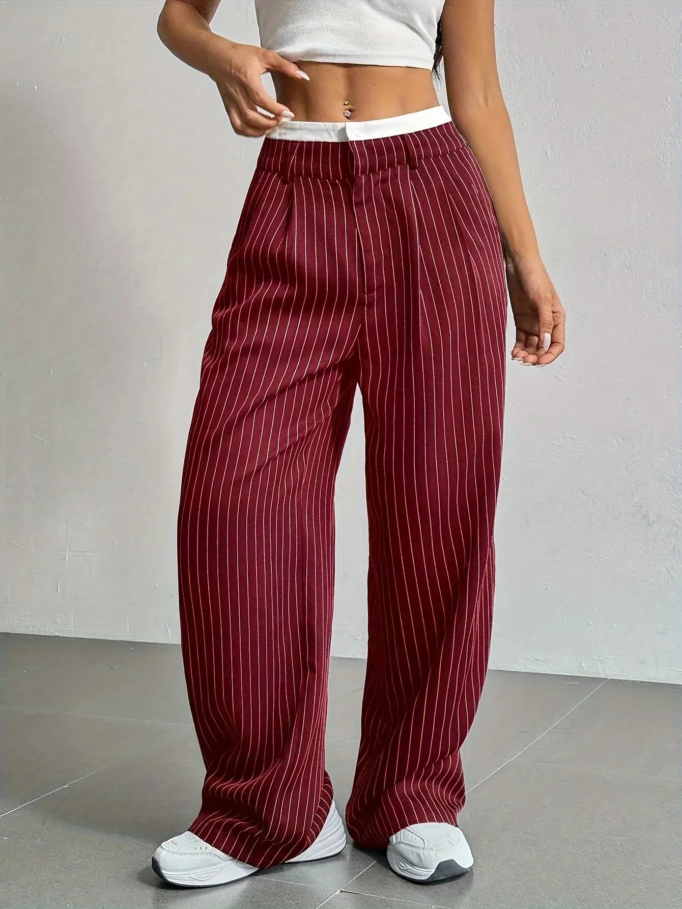 Marisol Pinstripe Trouser