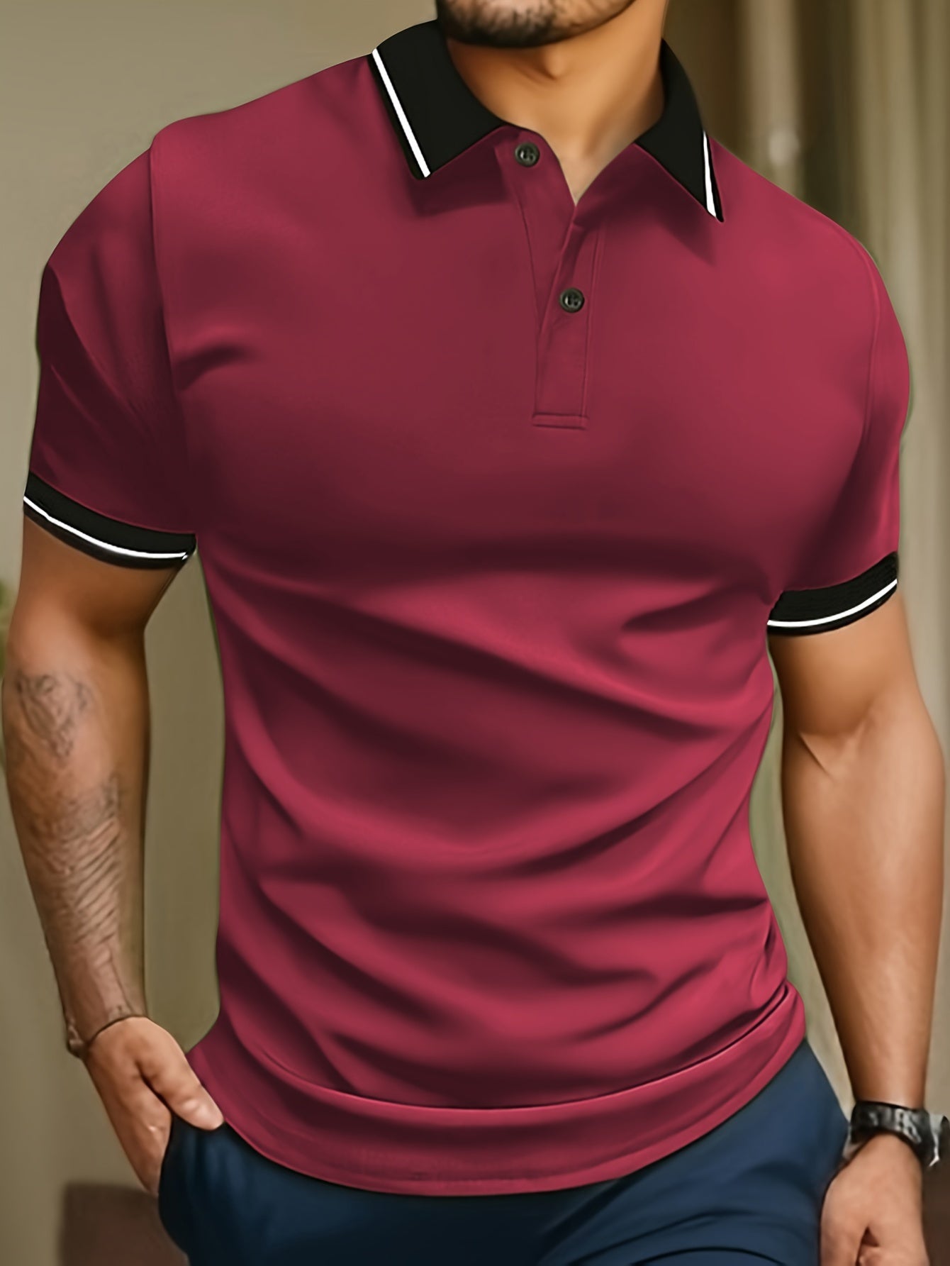 Liam™ | Elasticated Polo Shirt