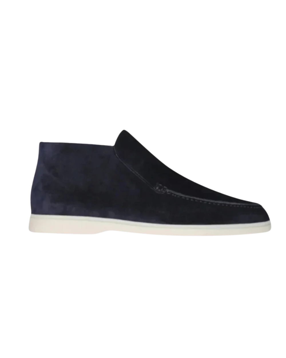 Valentino Suede Mid-Top Loafer