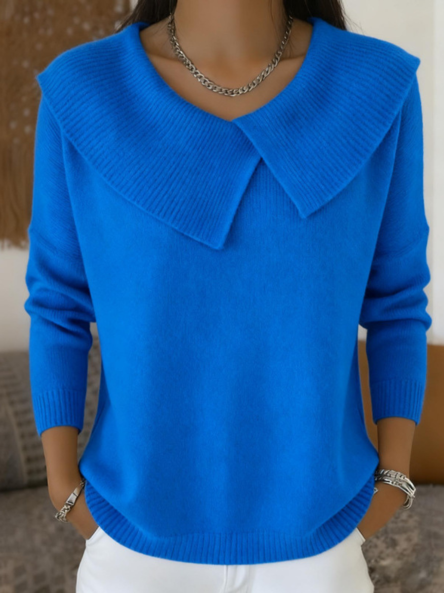 Arden Folded Collar Knit