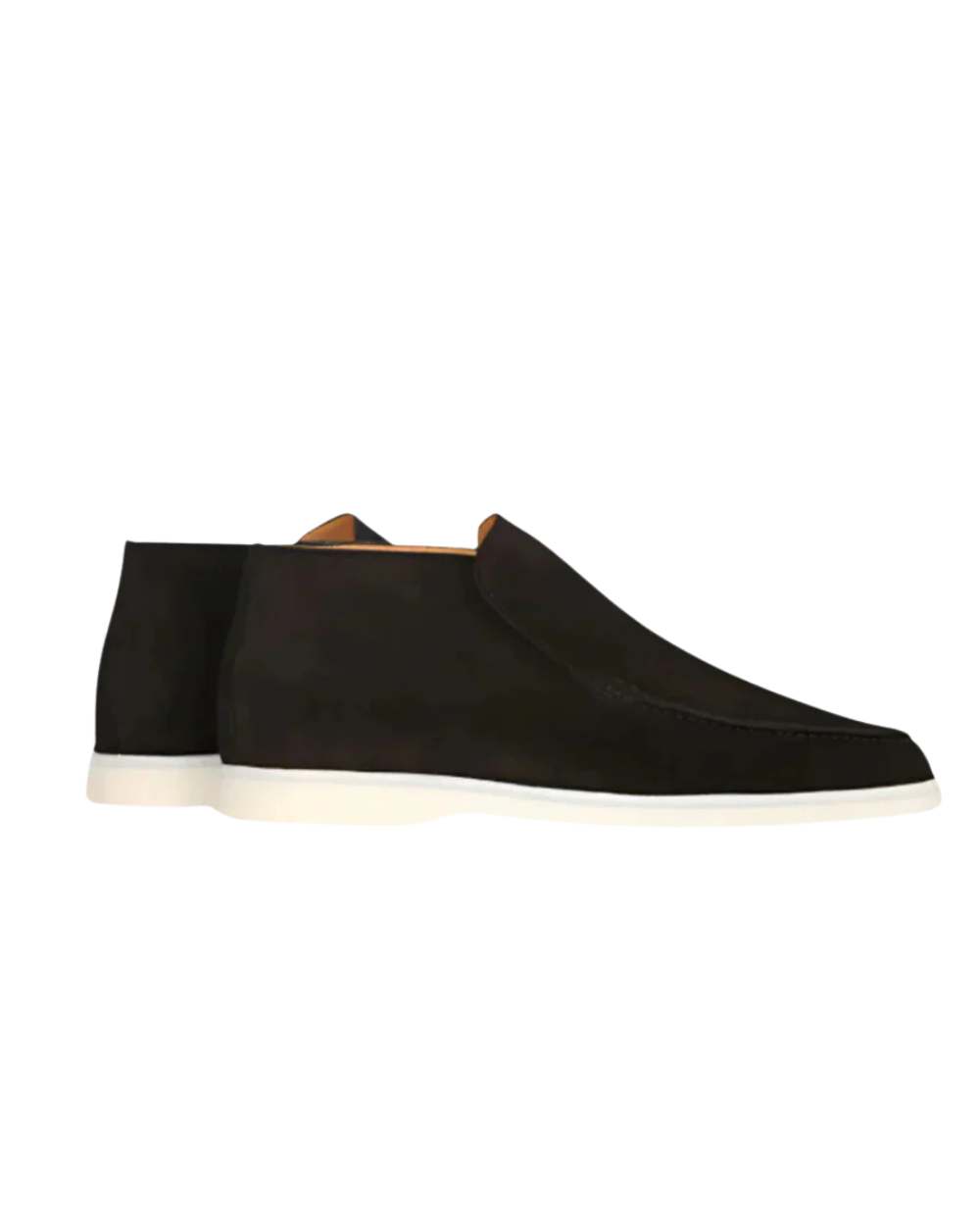 Valentino Suede Mid-Top Loafer