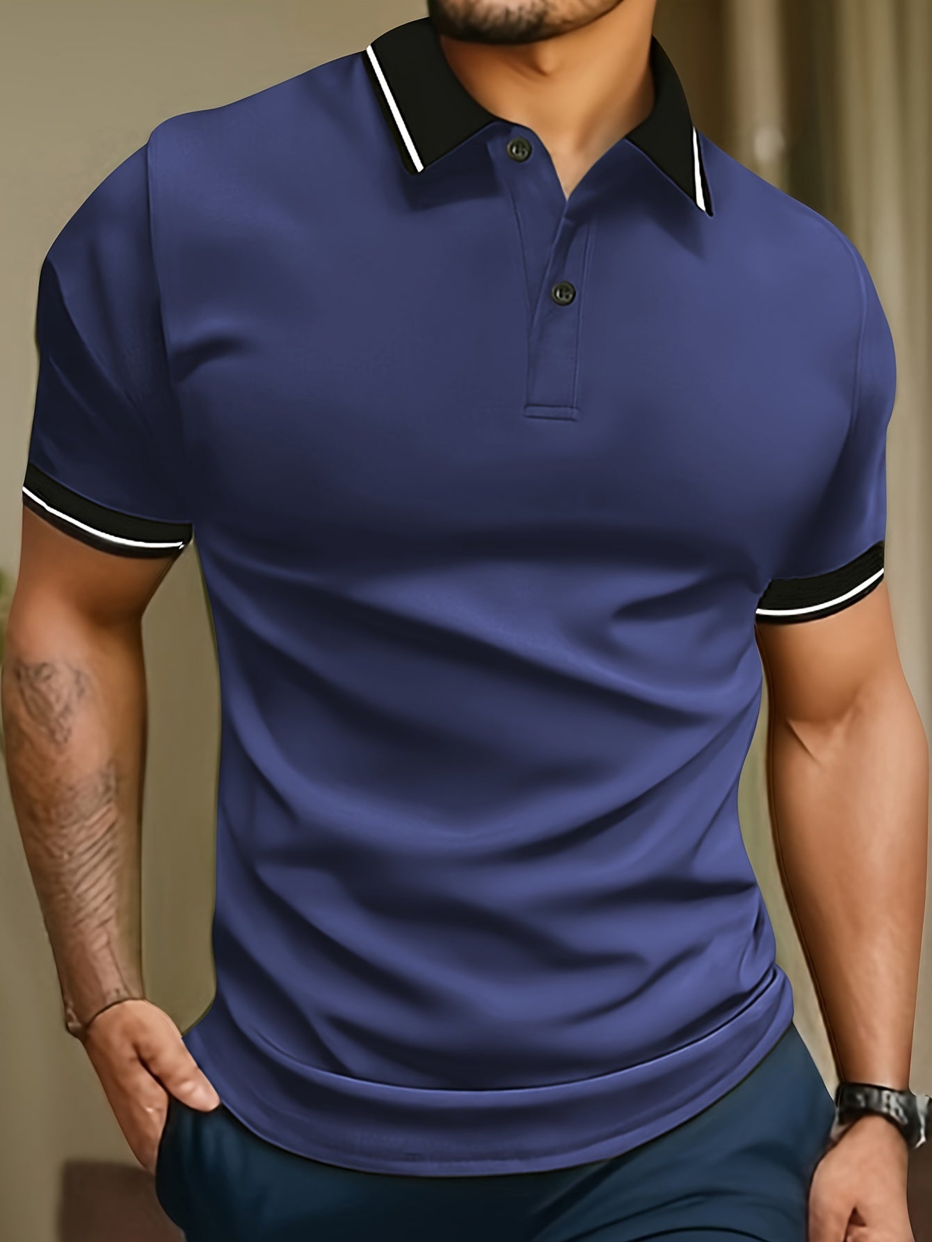 Liam™ | Elasticated Polo Shirt