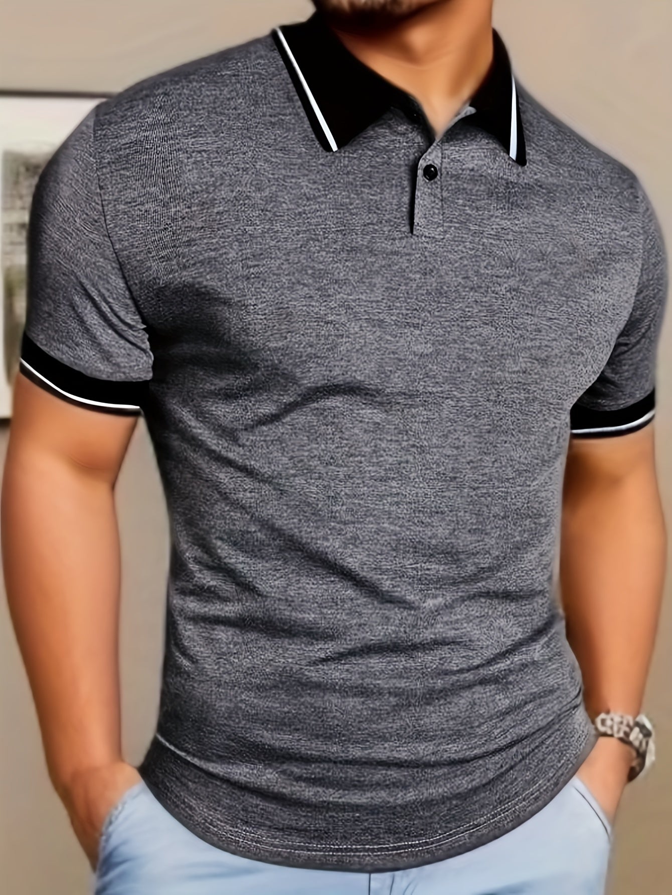 Liam™ | Elasticated Polo Shirt