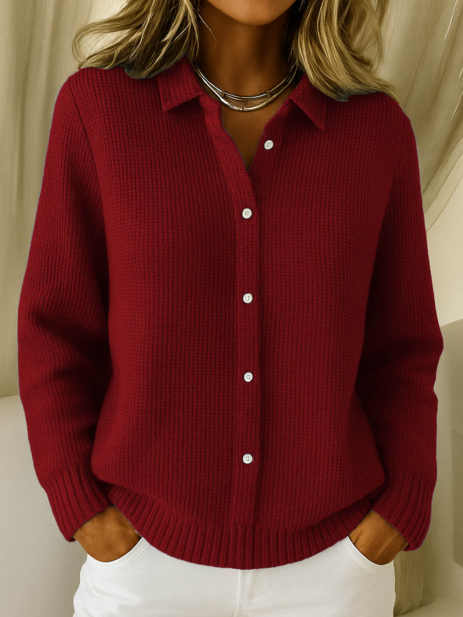 Elyndra Buttoned Knit Cardigan