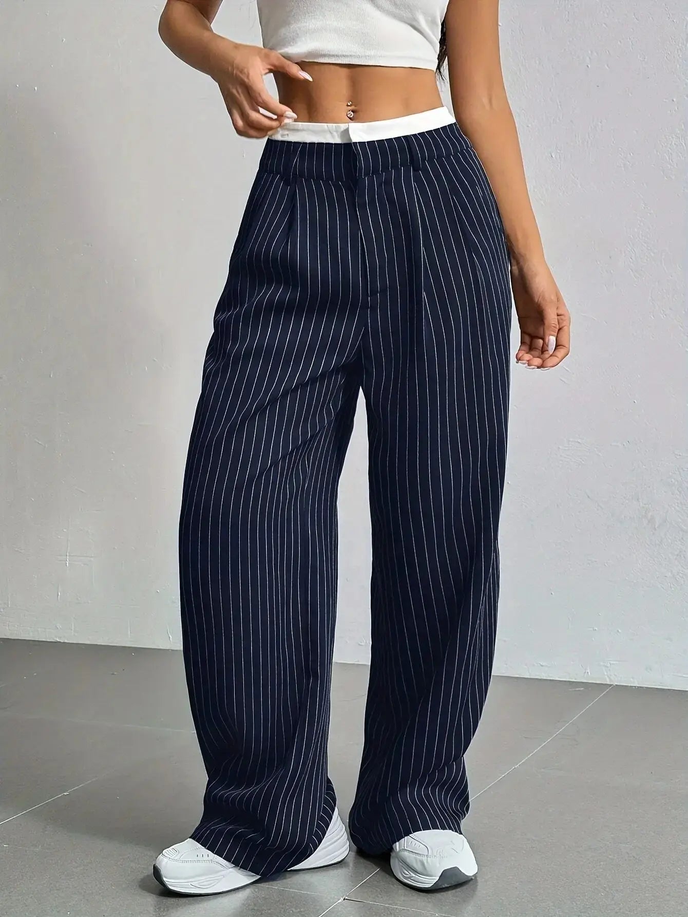 Marisol Pinstripe Trouser