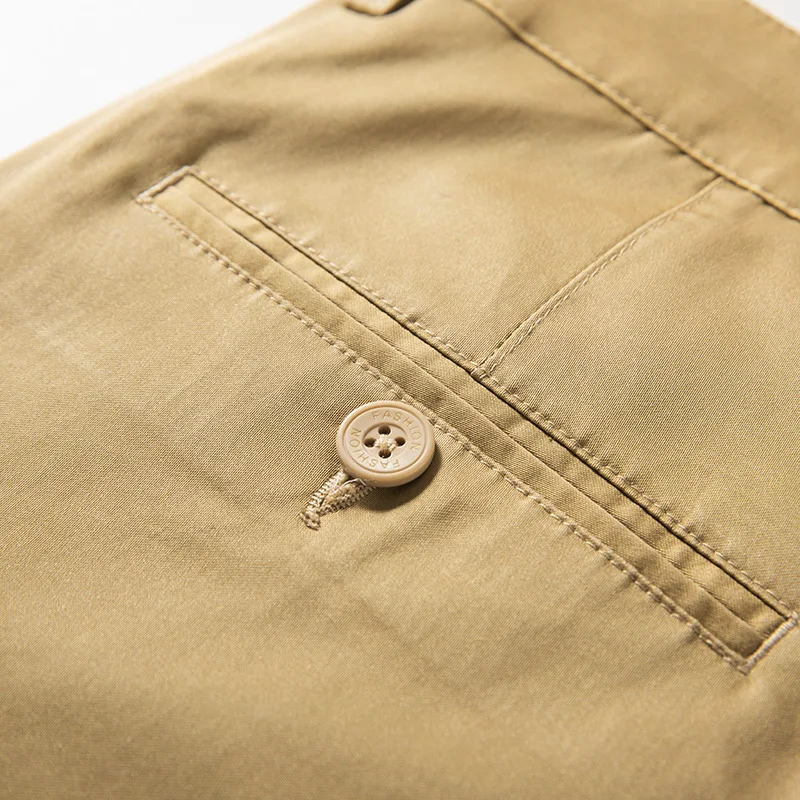 Varenzo Slim Cotton Dress Pants