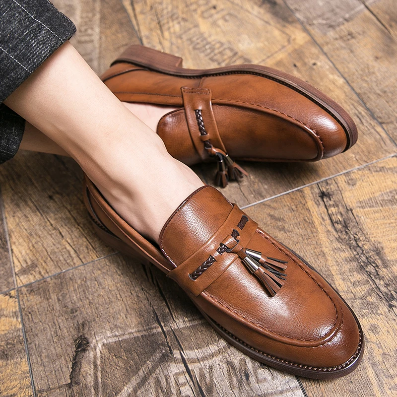 Lorenzo Leather Tassel Loafer