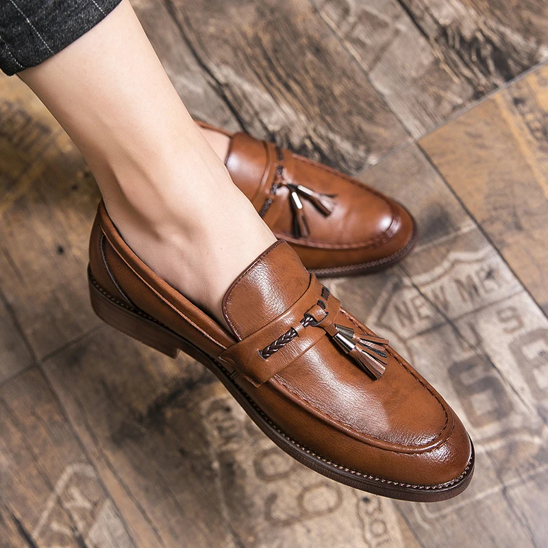 Lorenzo Leather Tassel Loafer