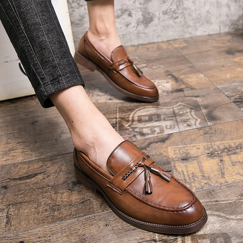Lorenzo Leather Tassel Loafer