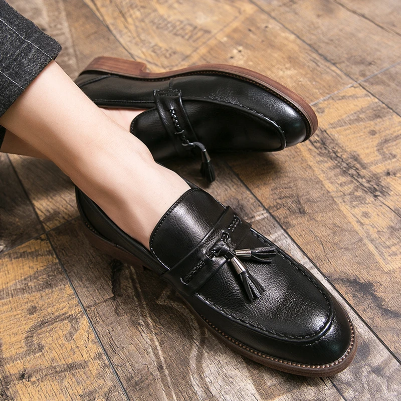 Lorenzo Leather Tassel Loafer