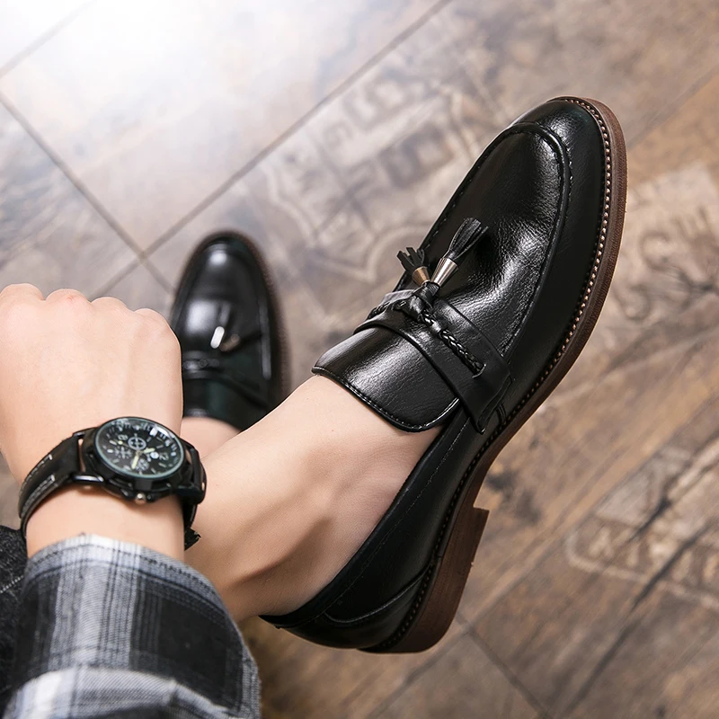 Lorenzo Leather Tassel Loafer