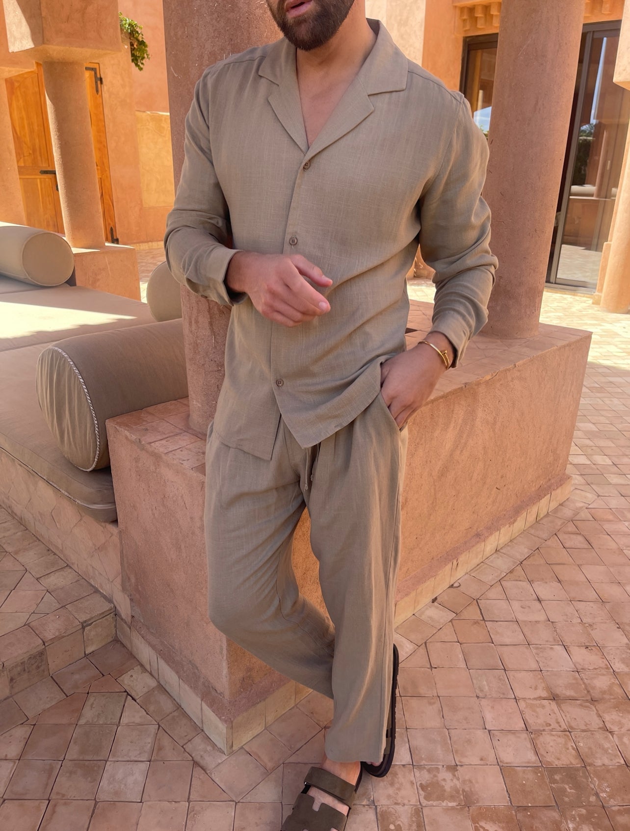 Enzo Linen Lounge Set
