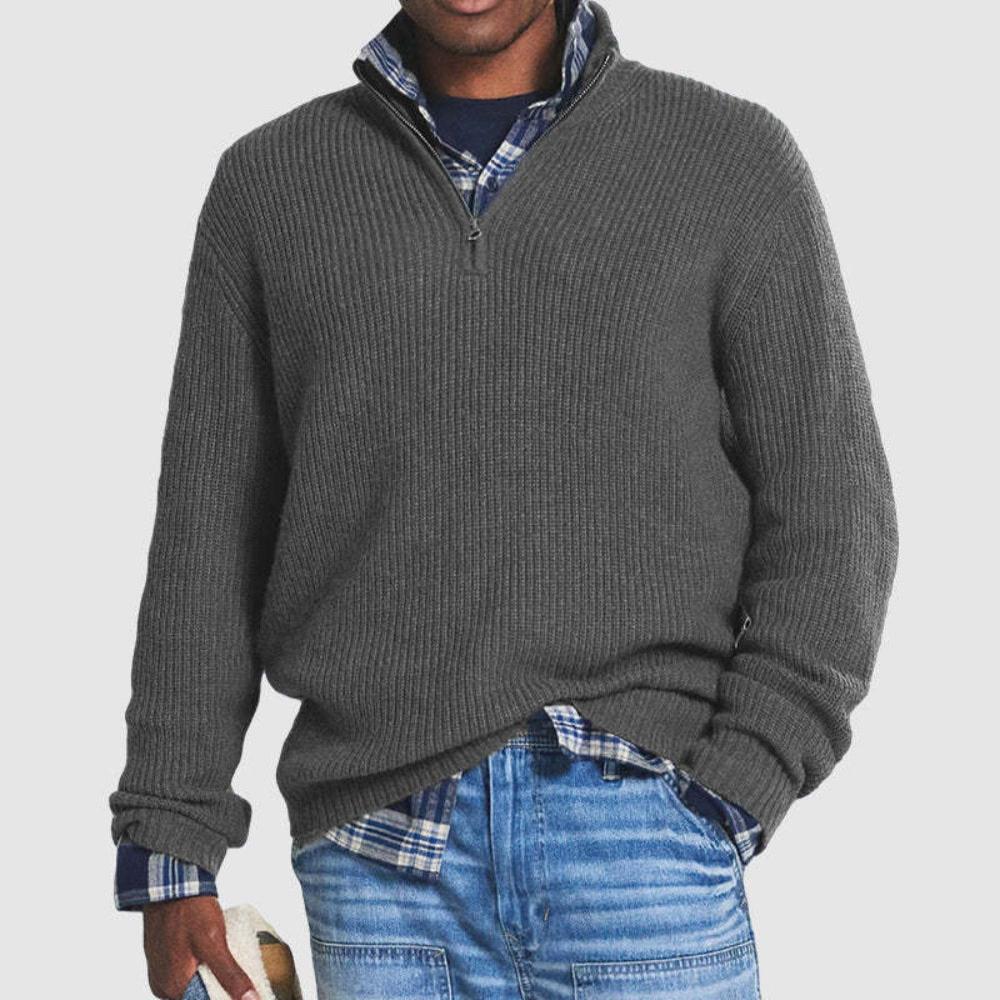 Arthur™ | Comfortable pullover with zipper