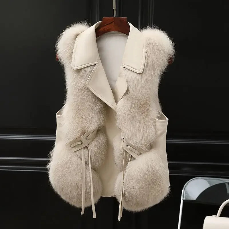 Celestine Faux-Fur Vest