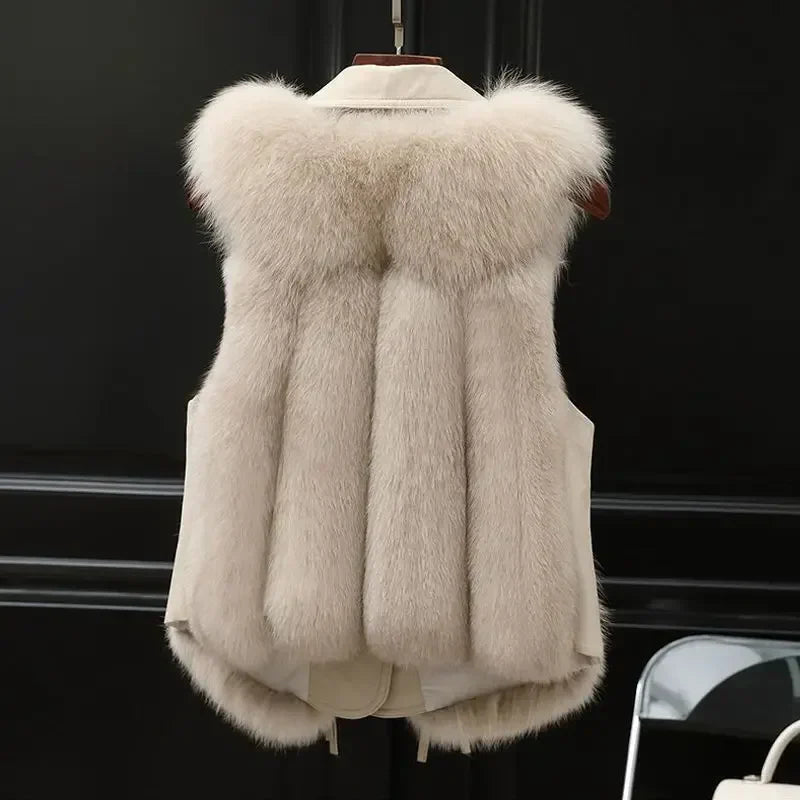 Celestine Faux-Fur Vest